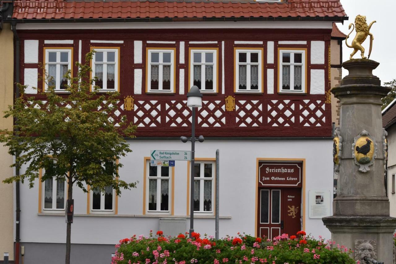 Apartment Therme Natur - Ferienhaus "Zum Goldenen Loewen" Bad Rodach Luaran gambar